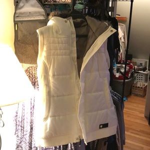 Burton white vest